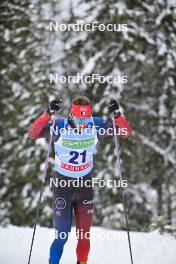 18.02.2024, Groenklitt, Sweden (SWE): Mattis Basille (FRA) - Ski Classics Groenklitt ITT Orsa - Groenklitt (SWE). www.nordicfocus.com. © Reichert/NordicFocus. Every downloaded picture is fee-liable.