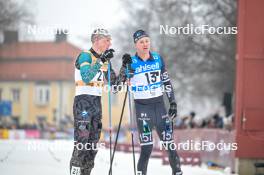 03.03.2024, Saelen-Mora, Sweden (SWE): Magnus Vesterheim (NOR), Nils Dahlsten (SWE), (l-r) - Ski Classics Vasaloppet, Saelen-Mora (SWE). www.nordicfocus.com. © Reichert/NordicFocus. Every downloaded picture is fee-liable.