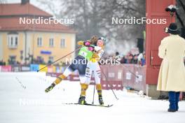 03.03.2024, Saelen-Mora, Sweden (SWE): Magni Smedas (NOR), Kati Roivas (FIN), (l-r) - Ski Classics Vasaloppet, Saelen-Mora (SWE). www.nordicfocus.com. © Reichert/NordicFocus. Every downloaded picture is fee-liable.