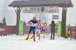 03.03.2024, Saelen-Mora, Sweden (SWE): Max Novak (SWE), Axel Jutterstroem (SWE), (l-r) - Ski Classics Vasaloppet, Saelen-Mora (SWE). www.nordicfocus.com. © Reichert/NordicFocus. Every downloaded picture is fee-liable.