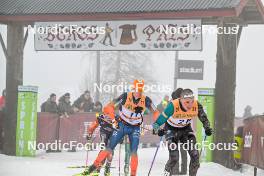 03.03.2024, Saelen-Mora, Sweden (SWE): Stian Hoelgaard (NOR), Magnus Vesterheim (NOR), (l-r) - Ski Classics Vasaloppet, Saelen-Mora (SWE). www.nordicfocus.com. © Reichert/NordicFocus. Every downloaded picture is fee-liable.