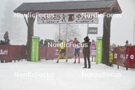 03.03.2024, Saelen-Mora, Sweden (SWE): Amund Hoel (NOR), Max Novak (SWE), (l-r) - Ski Classics Vasaloppet, Saelen-Mora (SWE). www.nordicfocus.com. © Reichert/NordicFocus. Every downloaded picture is fee-liable.