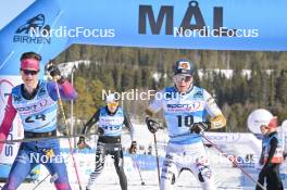 17.03.2024, Rena-Lillehammer, Norway (NOR): Einar Kalland-Olsen (NOR), Axel Jutterstroem (SWE), (l-r) - Ski Classics Birkebeinerrennet, Rena-Lillehammer (NOR). www.nordicfocus.com. © Reichert/NordicFocus. Every downloaded picture is fee-liable.