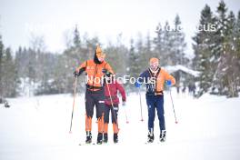 15.03.2024, Rena-Lillehammer, Norway (NOR): Halvor Korbol Thoner (NOR), Henning Lie (NOR), (l-r) - training, Ski Classics Birkebeinerrennet,  Rena-Lillehammer (NOR). www.nordicfocus.com. © Reichert/NordicFocus. Every downloaded picture is fee-liable.