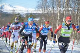 06.04.2024, Setermoen-Bardufoss, Norway (NOR): Kati Roivas (FIN), Jenny Larsson (SWE), (l-r) - Ski Classics Reistadlopet, Setermoen-Bardufoss (NOR). www.nordicfocus.com. © Reichert/NordicFocus. Every downloaded picture is fee-liable.