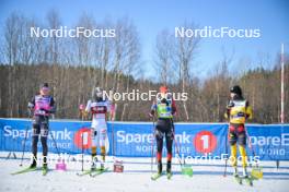 06.04.2024, Setermoen-Bardufoss, Norway (NOR): Karolina Hedenstroem (SWE), Kati Roivas (FIN), Anikken Gjerde Alnes (NOR), Emilie Fleten (NOR), (l-r) - Ski Classics Reistadlopet, Setermoen-Bardufoss (NOR). www.nordicfocus.com. © Reichert/NordicFocus. Every downloaded picture is fee-liable.