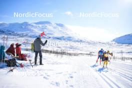 06.04.2024, Setermoen-Bardufoss, Norway (NOR): Silje Oeyre Slind (NOR), Emilie Fleten (NOR), (l-r) - Ski Classics Reistadlopet, Setermoen-Bardufoss (NOR). www.nordicfocus.com. © Reichert/NordicFocus. Every downloaded picture is fee-liable.