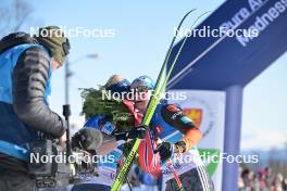 06.04.2024, Setermoen-Bardufoss, Norway (NOR): Astrid Oeyre Slind (NOR), Victoria Carl (GER), (l-r) - Ski Classics Reistadlopet, Setermoen-Bardufoss (NOR). www.nordicfocus.com. © Reichert/NordicFocus. Every downloaded picture is fee-liable.