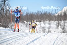 06.04.2024, Setermoen-Bardufoss, Norway (NOR): Silje Oeyre Slind (NOR), Emilie Fleten (NOR), (l-r) - Ski Classics Reistadlopet, Setermoen-Bardufoss (NOR). www.nordicfocus.com. © Reichert/NordicFocus. Every downloaded picture is fee-liable.