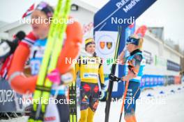 07.04.2024, Bardufoss-Finnsnes, Norway (NOR): Emilie Fleten (NOR), Astrid Oeyre Slind (NOR), (l-r) - Ski Classics Summit 2 Senja, Bardufoss-Finnsnes (NOR). www.nordicfocus.com. © Reichert/NordicFocus. Every downloaded picture is fee-liable.