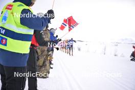 07.04.2024, Bardufoss-Finnsnes, Norway (NOR): feature: spectators - Ski Classics Summit 2 Senja, Bardufoss-Finnsnes (NOR). www.nordicfocus.com. © Reichert/NordicFocus. Every downloaded picture is fee-liable.
