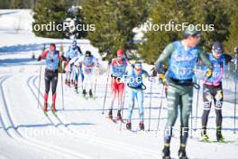 13.04.2024, Hafjell, Norway (NOR): Andre Haugsboe (NOR), Beda Klee (SUI), Patrick Fossum Kristoffersen (NOR), (l-r) - Ski Classics Grand Finale Janteloppet - Hafjell (NOR). www.nordicfocus.com. © Reichert/NordicFocus. Every downloaded picture is fee-liable.