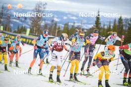 13.04.2024, Hafjell, Norway (NOR): Kati Roivas (FIN), Ida Palmberg (SWE), Emilie Fleten (NOR), (l-r) - Ski Classics Grand Finale Janteloppet - Hafjell (NOR). www.nordicfocus.com. © Reichert/NordicFocus. Every downloaded picture is fee-liable.