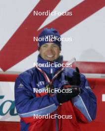 13.03.2005, Hochfilzen, Austria (AUT) Ole Einar Bjoerndalen (NOR) - IBU World Championships Biathlon, medals, Hochfilzen (AUT). www.nordicfocus.com. © Furtner/NordicFocus. Every downloaded picture is fee-liable.