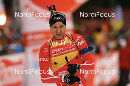 Biathlon - IBU World Cup Biathlon massstart men 15km at Chiemgau-Arena - Ruhpolding (GER): Ole Einar Bjoerndalen (NOR).