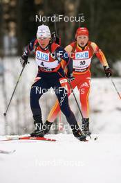 Biathlon - IBU world cup biathlon mass start women 12.5 km, 11.03.2007 - Holmenkollen (NOR): Florence Baverel-Robert (FRA).