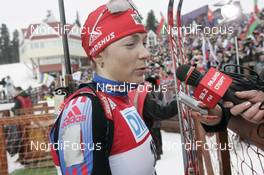 Biathlon - IBU Biathlon World Final 2007, 10 km pursuit women, 17.03.2007 - Khanty Mansiysk (RUS): Anna Boulygina (RUS) 