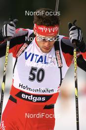 Biathlon - IBU world cup biathlon individual men 20 km, 08.03.2007 - Holmenkollen (NOR): Simon Hallenbarter (SUI).