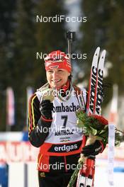 Biathlon - IBU Biathlon World Championchips 2007 mass start women 12.5 km, 10.02.2007 - Antholz/Anterselva (ITA): Andrea Henkel (GER).