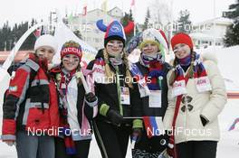 Biathlon - IBU Biathlon World Final 2007, 7.5 km sprint women, 15.03.2007 - Khanty Mansiysk (RUS): Russian Fans