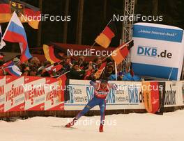 Biathlon - IBU World Cup Biathlon relay men 4x7.5km at Chiemgau-Arena - Ruhpolding (GER): Nikolay Kruglov (RUS).