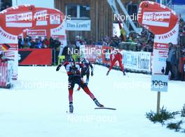 Biathlon - IBU World Cup Biathlon sprint men 10km at Chiemgau-Arena - Ruhpolding (GER): Tim Burke (USA).