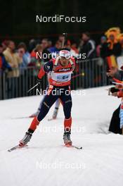 Biathlon - IBU World Cup Biathlon relay men 4x7.5km at Chiemgau-Arena - Ruhpolding (GER): Simon Fourcade (FRA).