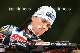 Biathlon - IBU World Cup Biathlon relay women 4x6km at Chiemgau-Arena - Ruhpolding (GER): Kathrin Hitzer (GER).