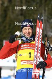 Biathlon - IBU Biathlon World Championchips 2007 pursuit men 12.5 km, 04.02.2007 - Antholz/Anterselva (ITA): Ole Einar Bjoerndalen (NOR).