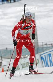 Biathlon - IBU Biathlon World Championchips 2007 relay women 4x6 km, 11.02.2007 - Antholz/Anterselva (ITA): Ann Kristin Flatland (NOR)