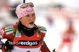Biathlon - IBU world cup biathlon pursuit women 10 km, 10.03.2007 - Holmenkollen (NOR): Darya Domracheva (BLR).