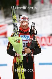 Biathlon - IBU world cup biathlon mass start women 12.5 km, 11.03.2007 - Holmenkollen (NOR): Simone Denkinger (GER).