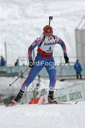 Biathlon - IBU Biathlon World Championchips 2007 mass start women 12,5 km, 10.02.2007 - Antholz/Anterselva (ITA): Natalia Guseva (RUS)