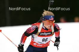 Biathlon - IBU World Cup Biathlon sprint women 7.5km at Chiemgau-Arena - Ruhpolding (GER): Tracy Barnes (USA).