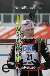 Biathlon - IBU Biathlon World Final 2007, 10 km pursuit women, 17.03.2007 - Khanty Mansiysk (RUS): Darya Domracheva (BLR) 