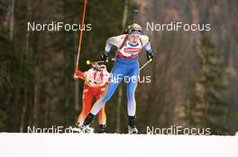 Biathlon - IBU World Cup Biathlon relay women 4x6km at Chiemgau-Arena - Ruhpolding (GER): Johanna Holma (SWE).