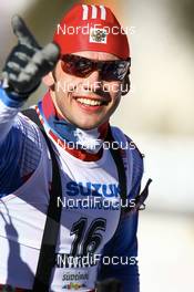Biathlon - IBU Biathlon World Championchips 2007 sprint men 10km, 03.02.2007 - Antholz/Anterselva (ITA): Nikolay Kruglov (RUS).
