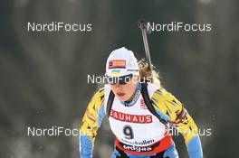 Biathlon - IBU world cup biathlon sprint women 7,5 km, 08.03.2007 - Holmenkollen (NOR): Oksana Khvostenko (UKR).