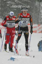 Cross-Country - FIS World Cup Cross Country  - Tour de Ski - Men 15 km - Classic Technique - Oberstdorf (GER) - Jan 3, 2007: Franz Goering (GER), behind: Petter Northug (NOR)
