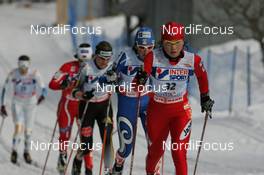 FIS Nordic World Ski Championchips - Cross Country 30 km C Mass start women - Sapporo (JPN) - 03.03.07: Group, in front Masako Ishida (JPN)