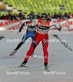 Cross-Country - FIS World Cup Cross Country  - Tour de Ski - Sprint - Free Technique - Munich (GER) - Dec 31, 2006: Winner Marit Bjoergen (NOR) on the finish line