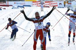 Cross-Country - FIS World Cup Cross Country sprint competitions in classical technique - Otepaeae (EST): Jens Arne Svartedal (NOR, center) with Andrew Newell (USA, from left), Vassili Rotchev (RUS), Torin Koos (USA).