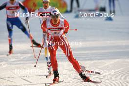 Cross-Country - FIS Nordic World Ski Championchips cross-country, relay men 4x10 km, 02.03.07 - Sapporo (JPN): Lars Berger (NOR).