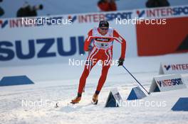 Cross-Country - FIS Nordic World Ski Championchips cross-country, relay men 4x10 km, 02.03.07 - Sapporo (JPN): Odd-Bjoern Hjelmeset (NOR).