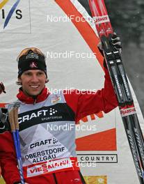Cross-Country - FIS World Cup Cross Country  - Tour de Ski - Pursuit - Oberstdorf (GER): Devon Kershaw (CAN), Leader of the Tour de Ski-Sprint ranking