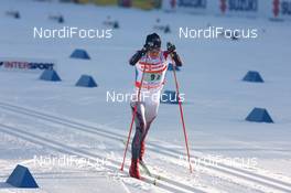 Cross-Country - FIS Nordic World Ski Championchips cross-country, relay women 4x5 km, 01.03.07 - Sapporo (JPN): Tasha Betcherman (CAN).