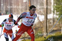 Cross-Country - FIS world cup cross-country final, pursuit men 15km/15km, 24.03.07 - Falun (SWE): Dario Cologna (SUI).