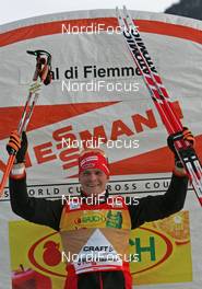 Cross-Country - FIS World Cup Cross Country  - Tour de Ski - 30 km men - Massstart - Classic Technique - Val di Fiemme (ITA) - Jan 6, 2007: Tobias Angerer (GER), current leader of the overall ranking of the Tour de Ski