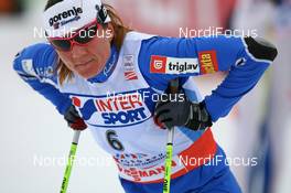 Cross-Country - FIS Nordic World Ski Championchips cross-country, ladies 30 km classical mass start, 03.03.07 - Sapporo (JPN): Petra Majdic (SLO).