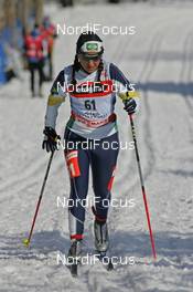 FIS Nordic World Ski Championchips - Cross Country Women Pursuit 7,5 km C + 7,5 km F - Sapporo (JPN) - 25.02.07: Franziska Becskehazy (BRA)